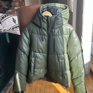 Andrew Marc Green Puffer Jacket
